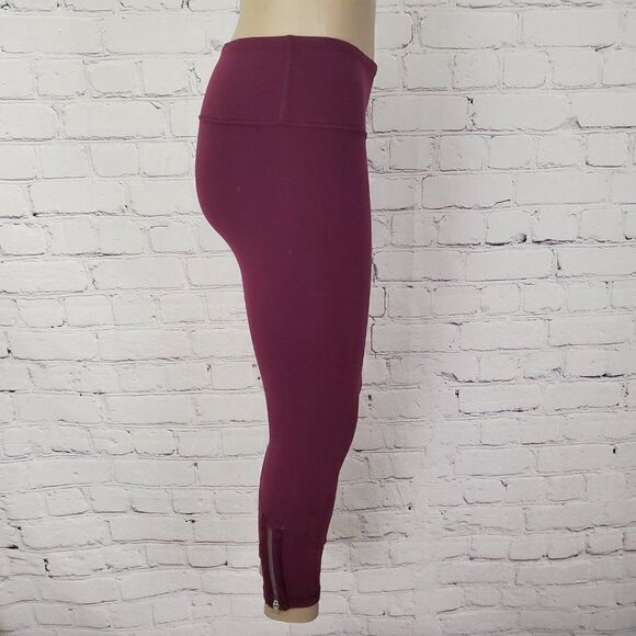 Lululemon Special Edition Wunder Under Pant Ruffled Up Plum Raspberry Glo 2 - Picture 5 of 10
